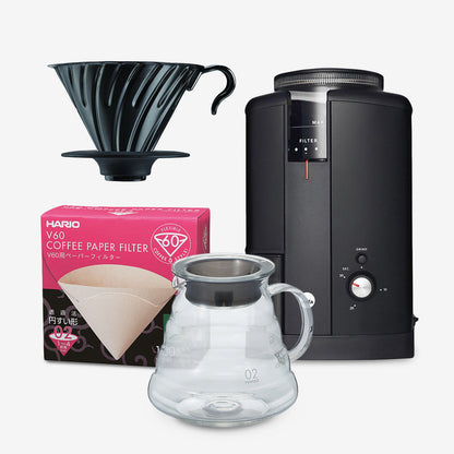 Wilfa x Hario V60 Starter Kit (Black)