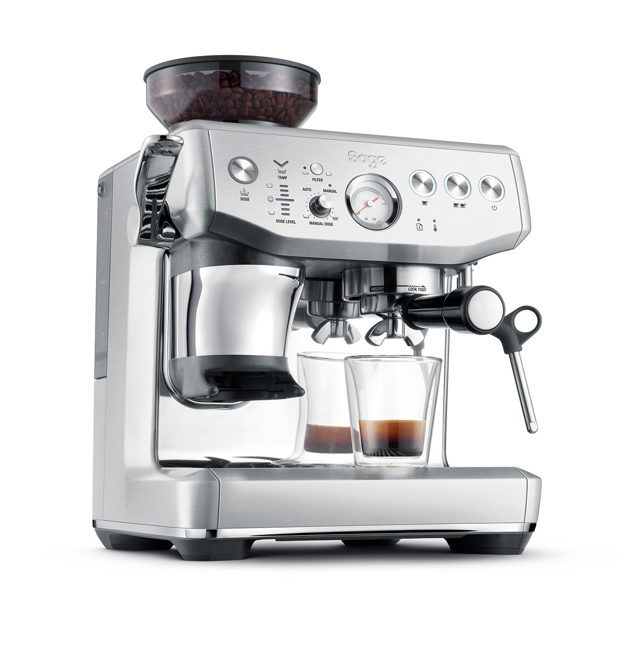 Sage Barista Express Impress Espresso Machine (Stainless Steel)